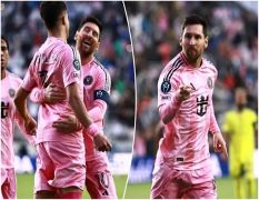 Lionel Messi has become the second male player to score 900 official career goals